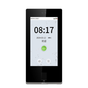 LISMZKTECO 含安装zFace1702动态人脸+指纹识别考勤机指纹打卡机 面部识别门禁一体机可视对讲