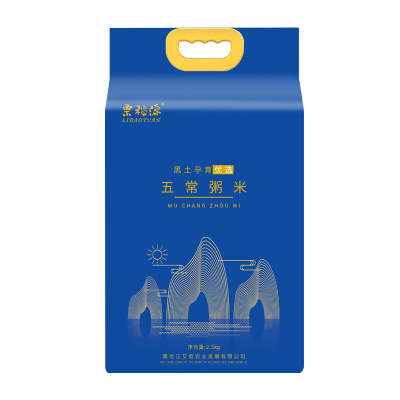 栗稻源东北大米五常稻花香辅食大米营养粥米真空包装2.5kg免邮