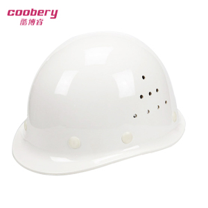 酷博睿(coobery) 8038-2 盔式透气安全帽 防砸安全帽 定制收费白色