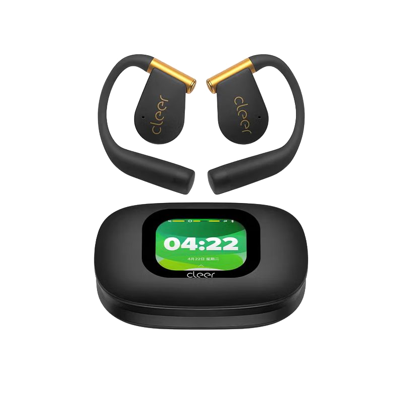 cleerARC 5代蓝牙耳机运动曜石黑音弧开放式挂耳式AI智能杜比音效大师音质蓝牙运动耳机礼物适配华为苹果小米