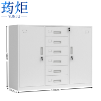 荺炬资料柜中六斗个