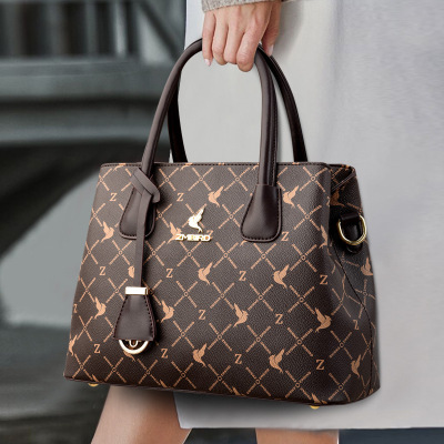 包包女包新款2026斜挎包女单肩包女时尚印花女士手提包女