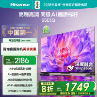 海信电视55E3Q 55英寸 高刷AI音画王 以旧换新补贴 E3N升级电视机
