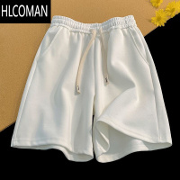 HLCOMAN男士睡裤夏季短裤宽松大裤衩五分裤夏天加大码薄款家居裤