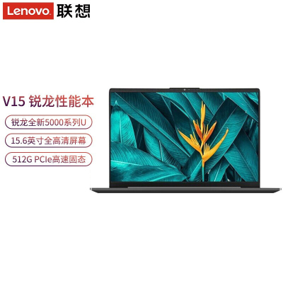 联想(Lenovo)扬天V15 15.6英寸轻薄笔记本电脑 定制(R5-5500U 16G 1TB 固态硬盘 Win11 丰富接口)商用家用办公学习