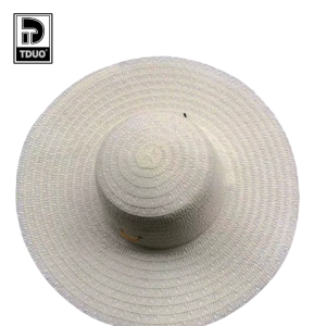 TDUO 草帽大沿式HL4 顶 优质白色宽草人造草