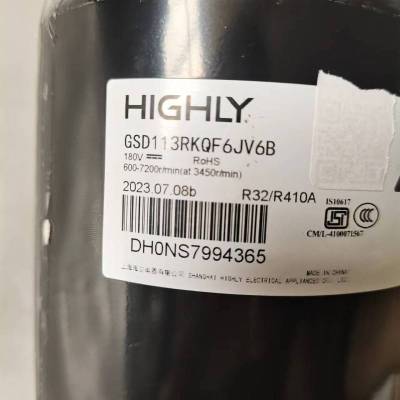 帮客材配 全新原件 P0970120839 52YN1NW 压缩机 GSD113RKQF6JV6B 收前务必验货