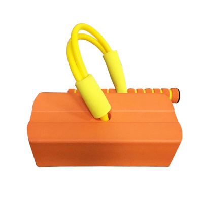 幼儿园儿童有声青蛙跳玩具弹跳鞋闪光跳感统训练男女宝宝有声青蛙跳玩具小学生青蛙跳玩具弹跳鞋橘色