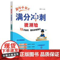 2025春季黄冈小状元期末复习满分冲刺微测验六年级数学下册人教版R全国通用小学6年级期末冲刺100分期末专项复习