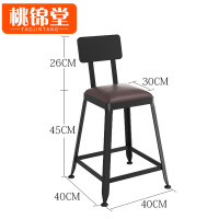 桃锦堂靠背凳