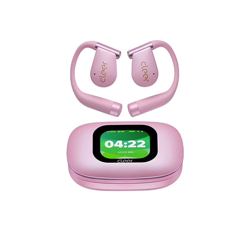 cleerARC 5代蓝牙耳机运动元气粉音弧开放式挂耳式AI智能杜比音效大师音质蓝牙运动耳机礼物适配华为苹果小米