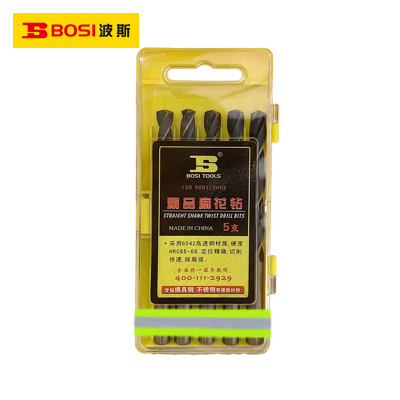 波斯(BOSI) 荧光系列精品麻花钻 11.0mm/5支 盒