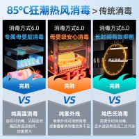 容声消毒柜嵌入式家用消毒碗柜大容量二星级餐具碗筷厨房高温 二星级120L 热风循环304层架RX06A