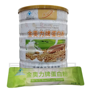威海紫光金动力金奥力牌纯蛋白粉400g正品男性女性成人孕妇青少年儿童中老年人补充大豆乳清蛋白质无糖蛋白营养粉增强免疫力