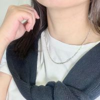 足银990纯手工森系个性短款纯银锁骨链简约银饰饰品碎银几两项链送女朋友老婆情人节七夕生日礼物