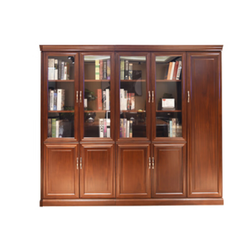 臻远 办公室柜子五门ZY-NW-WM-01 2250*420*2100红色