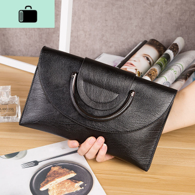 手拿包女新款潮女单肩包斜挎包休闲时尚韩版个性链条包手抓手提包NEW LAKE女手包