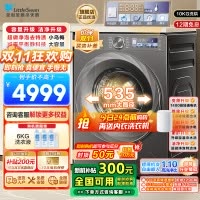 小天鹅(LittleSwan)小乌梅2.0洗烘一体洗衣机滚筒全自动带烘干12KG大容量微净泡水魔方TD120S83PRO