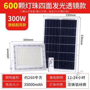 苏宁放心购 太阳能户外灯庭院路灯光伏超亮家用led感应农乡村照明一拖二室内