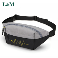 L&M 腰包 腰包男女可用户外运动跑步包手机包胸包斜跨夜光效果跑步休闲户外登山骑行