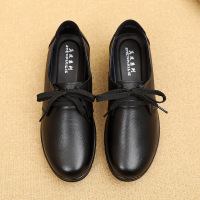 新款牛皮妈妈鞋品牌女单鞋软底防滑中老年妈妈皮鞋_1