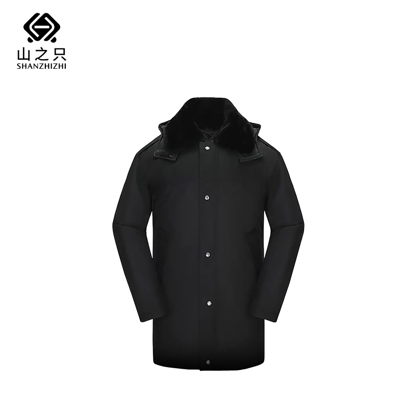 山之只 防寒大衣保暖工作服 中长款 件