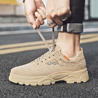 述雅男士马丁靴2021夏季新款男鞋潮鞋休闲鞋韩版潮流百搭户外工装皮鞋