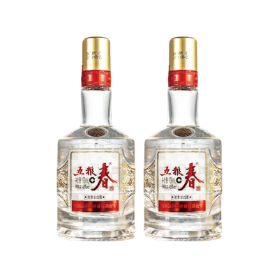 五粮液 五粮春45度100ml*2 光瓶小酒版 浓香型白酒