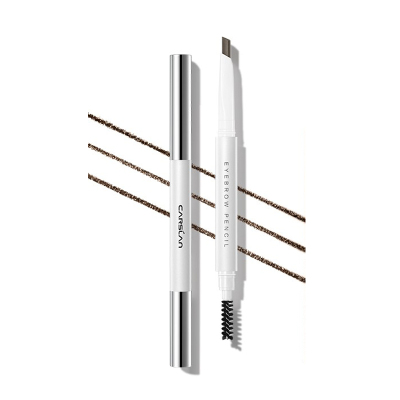 卡姿兰眉笔防水防汗持久不易晕染自动眉笔一字眉画眉带眉刷彩妆 大眼睛俏眉精致眉笔(内附替换芯)