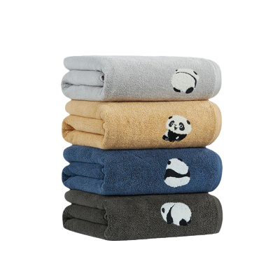 三利熊猫刺绣面巾 8524