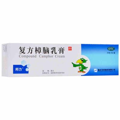 邦力复方樟脑乳膏25g/盒虫咬皮炎湿疹瘙痒过敏性皮炎荨麻疹