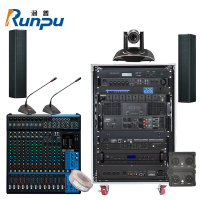 润普RP-JDYP1028F 会议音响系统解决方案(麦克风+音响+调音台+音频处理器+数字移频器+时序电源)