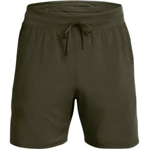 安德玛(under armour)运动中裤短裤2in1透气速干轻便舒适男款 khaki SM