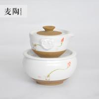 美帮汇景德镇手绘陶瓷小茶台干泡台干泡盘壶承壶托功夫茶具套装茶盘
