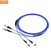 优普光铠装单模双芯光纤跳线FC-FC 10米/根