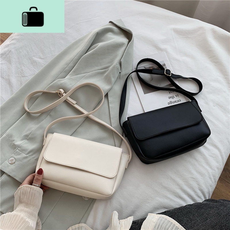 质感洋气百搭小包包女2020流行新款韩版时尚斜挎包网红复古单肩包NEW LAKE女斜挎包