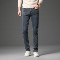 金盾(KIN DON)正品牛仔裤男直筒宽松秋冬季新款修身男士弹力休闲长裤子