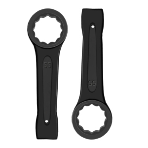 立伟铁牛敲击梅花扳手55mm/把