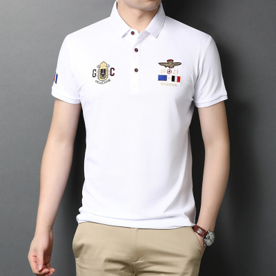 olo衫韩版青年休闲修身时尚简约短袖t恤男装官方男装品牌:梵克公牛