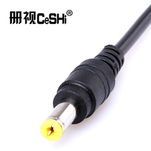 册视监控DC电源头0.5平方12V24V直流公头线摄像头集中供电接头1米根