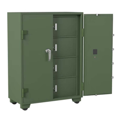 汉诺鑫威绿色管制器械保管柜存储柜密码锁枪柜存放柜高1.5米弹药柜(内八门)