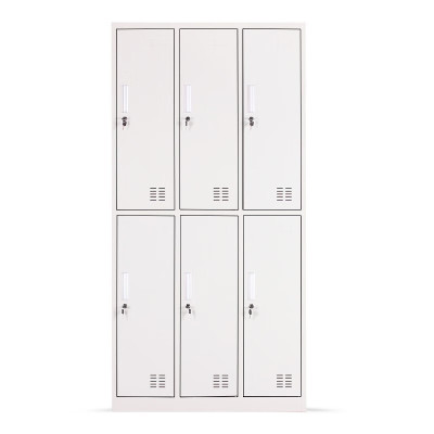 域赢更衣柜员工柜储物柜带锁铁皮柜更衣室衣柜浴室寄存包柜宿舍 六门更衣柜