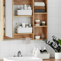 家柏饰(CORATED)懒角落 整理收纳篮塑料浴室厨房卫生间置物盒桌面杂物储物筐66067