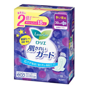 花王卫生巾 kao素肌敏感肌适用姨妈巾F系列日用25厘米