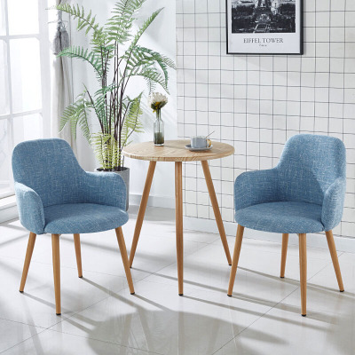 苏宁 金菲罗格 办公家具 会客休闲接待洽谈会议桌椅组合 一桌二椅