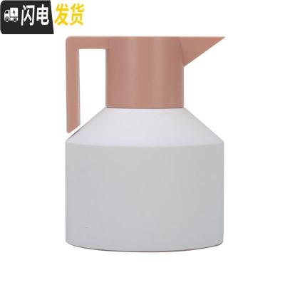 三维工匠北欧几何保温壶家用304不锈钢内胆热水瓶大容量瓶暖开水瓶暖水壶 1.2红色