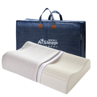 睡眠博士(AiSleep)泰国进口特拉雷TALALAY天然乳胶枕 成人睡觉专用枕头 波浪形颈椎枕枕