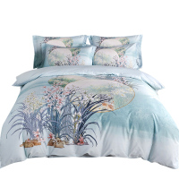 金丝莉(KINTHERI) 数码印全棉四件套 室有兰香 200x230cm(NM)