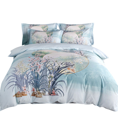 金丝莉(KINTHERI) 数码印全棉四件套 室有兰香 200x230cm(NM)