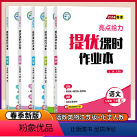 [江苏适用]九下5本 语数英物/化学人教版 初中通用 [正版]2024春亮点给力提优课时作业本七年级八年级九年级上册下册